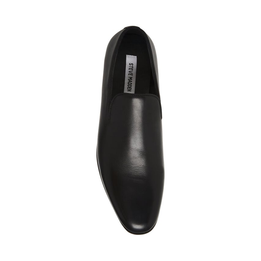 Loafers Steve Madden Parigi Cuero Hombre Negras | ES DY6890